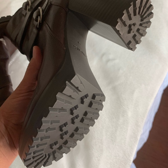 Nine West Brown Leather Boots / Size 9 - Picture 4 of 5